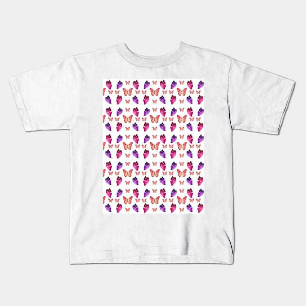 Butterfly unity Kids T-Shirt by Naumovski